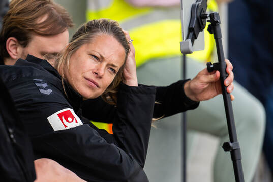 Kristianstads tränare Johanna Almgren