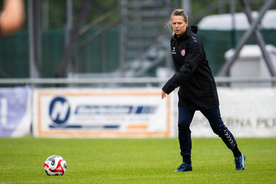 Kristianstads tränare Johanna Almgren