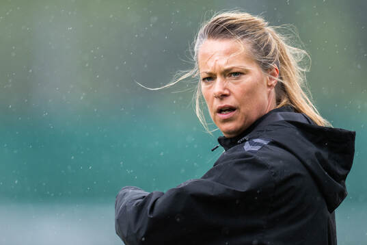 Kristianstads tränare Johanna Almgren