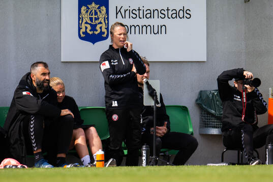 Kristianstads tränare Johanna Almgren