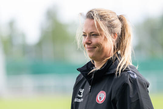 Kristianstads tränare Johanna Almgren