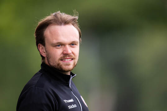 Kristianstads  tränare Daniel Angergård