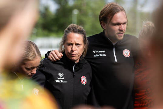 Kristianstads tränare Johanna Almgren
