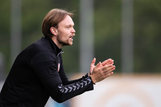 Kristianstads tränare Daniel Angergård