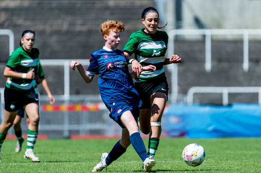 Aalborg BKs Caroline Dollerup och Sporting Club de