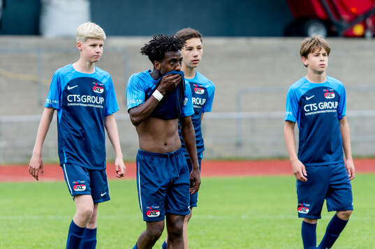 AZ Alkmaars spelare deppar