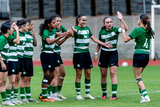 Sporting Club de Portugals spelare jublar