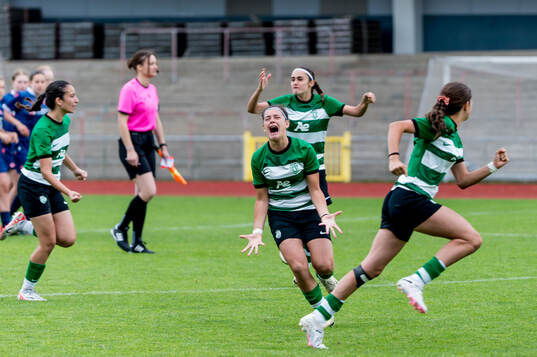 Sporting Club de Portugals spelare jublar