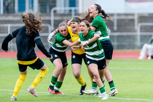 Sporting Club de Portugals spelare jublar