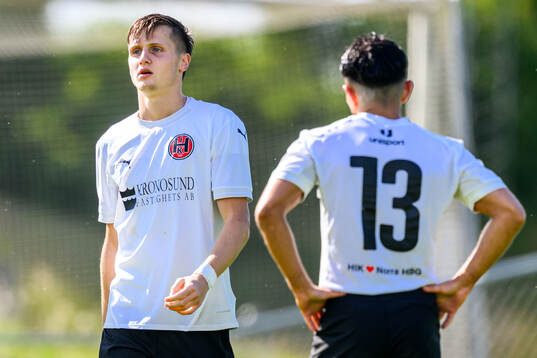 Hittarp IKs Melvin Olsson deppar