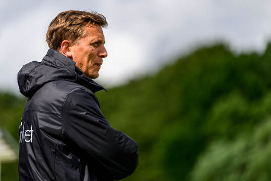 Hittarp IKs tränare Erik Edman