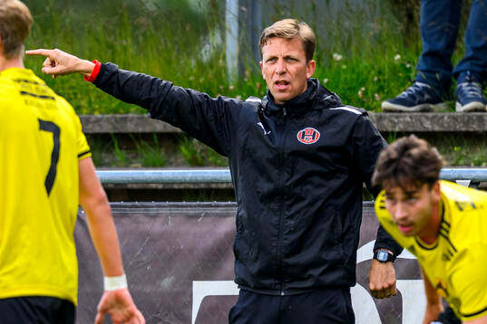 Hittarp IKs tränare Erik Edman