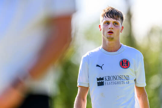 Hittarp IKs Melvin Olsson deppar