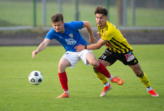 IFK Hässleholms Anel Tahirovic i matchen i div 2 mellan