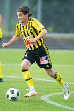IFK Hässleholms Gustaf Winroth i matchen i div 2 mellan