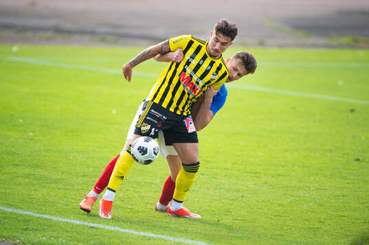 IFK Hässleholms Alen Zahirovic i matchen i div 2 mellan