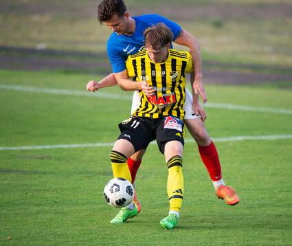 IFK Hässleholms Kasper Månsson i matchen i div 2 mellan