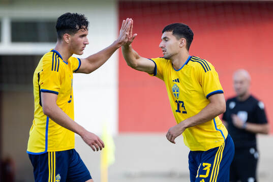 Deniz Gül and Emin Hasic of Sweden