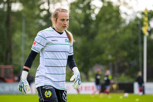 Hammarbys målvakt Anna Tamminen