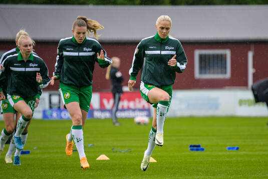 Hammarbys Emma Westin och Alice Carlsson
