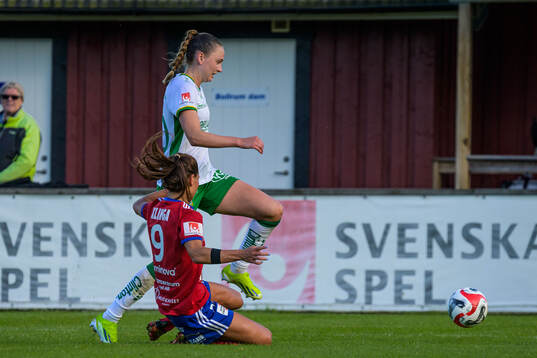 Vittsjös Elisabet Klinga och Hammarbys Vilde Hasund