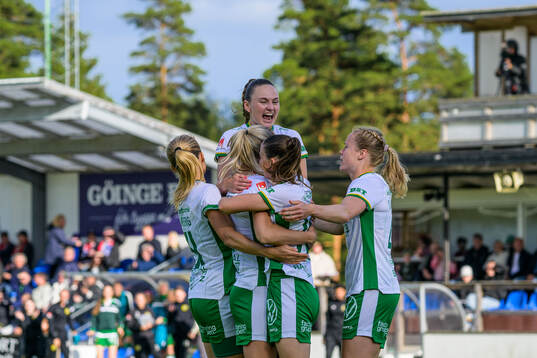 Hammarbys Ellen Wangerheim jublar