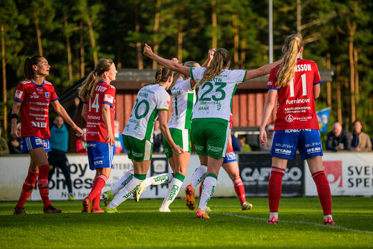 Hammarbys Ellen Wangerheim jublar