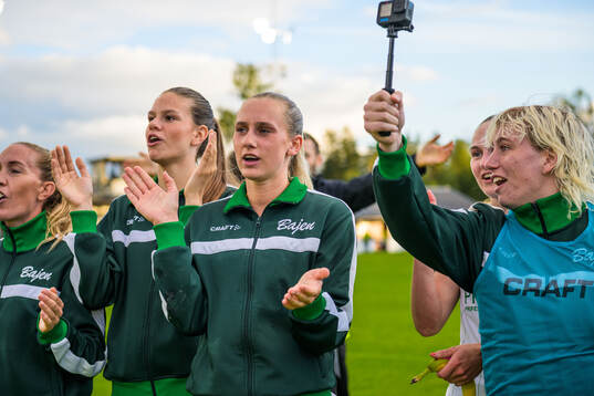 Hammarbys Bella Andersson, Ellen Wangerheim och målvakt