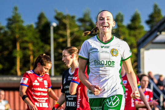 Hammarbys Vilde Hasund jublar