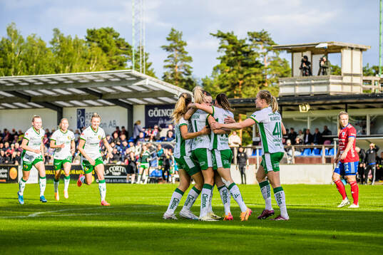 Hammarbys Ellen Wangerheim jublar