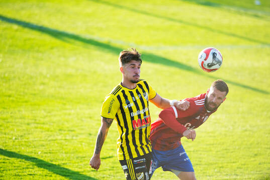 IFK Hässleholms Alen Zahirovic i matchen i div 2 mellan