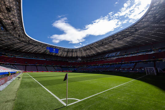 Interior view of Munich Football Arena