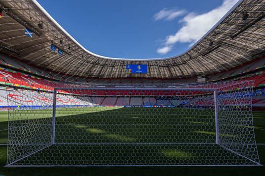 Interior view of Munich Football Arena