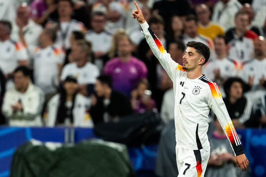Kai Havertz of Germany celebrates