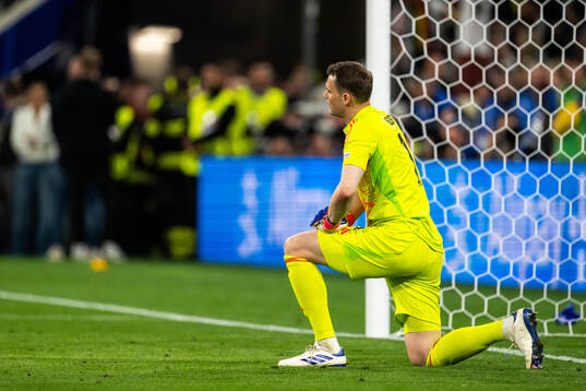 Goalkeeper Manuel Neuer of Germany looks dejected