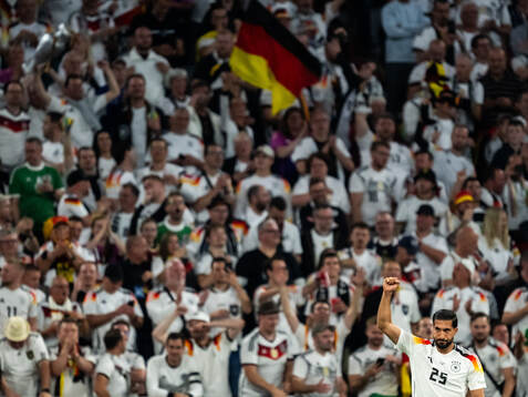 Emre Can of Germany celebrates