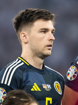 Kieran Tierney of Scotland