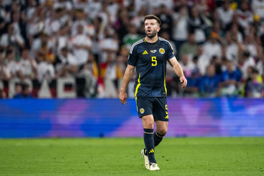 Grant Hanley of Scotland