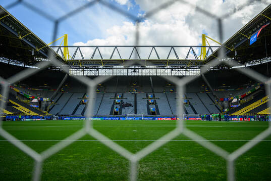 Interior view of BVB Stadion Dortmund