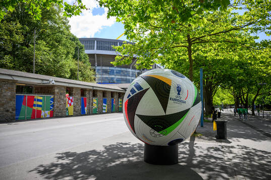 Exterior view of BVB Stadion Doertmund