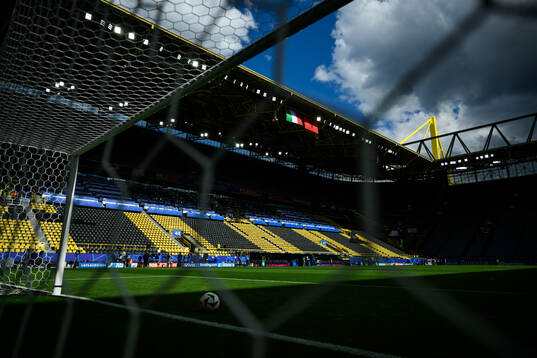 Interior view of BVB Stadion Dortmund