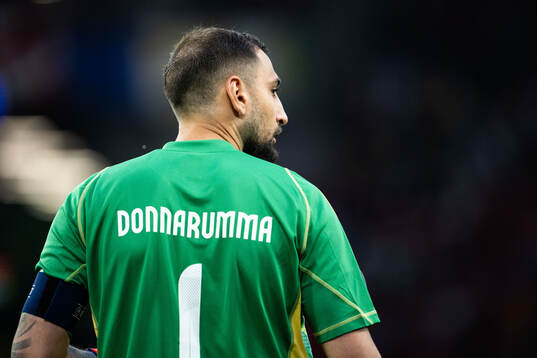 Goalkeeper Gianluigi Donnarumma of Italy