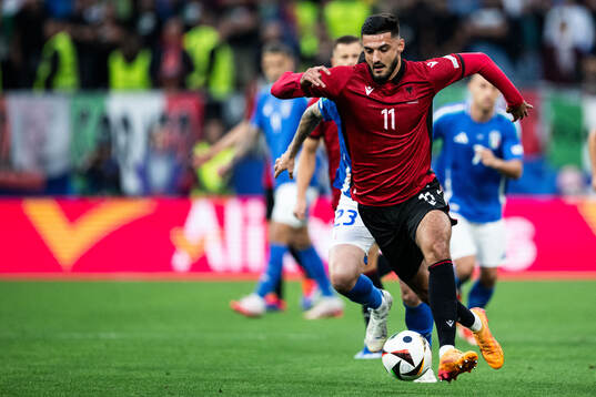 Armando Broja of Albania