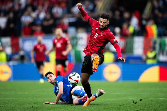 Armando Broja of Albania