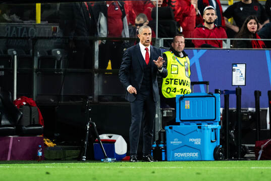 Head coach Sylvinho of Albania