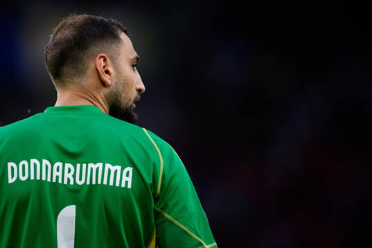 goalkeeper Gianluigi Donnarumma of Italy