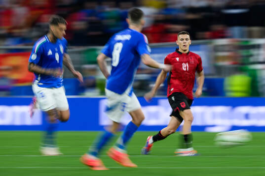Kristjan Asllani of Albania