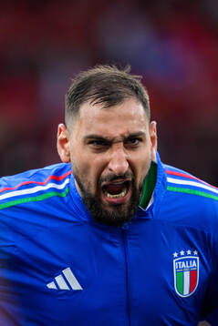 goalkeeper Gianluigi Donnarumma of Italy