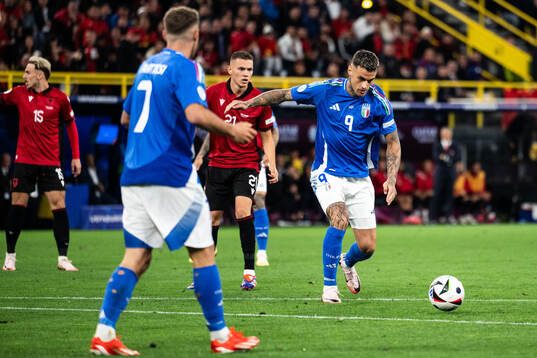 Gianluca Scamacca of Italy