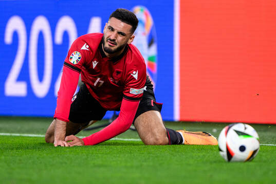 Armando Broja of Albania
